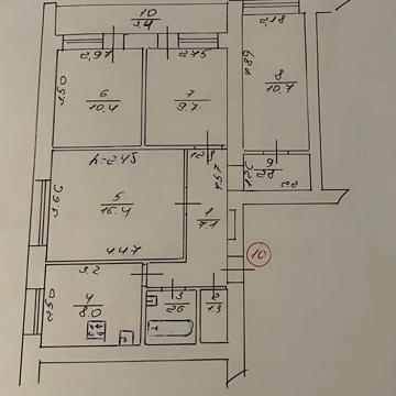 Продажа 4к квартира Самбірська вулиця