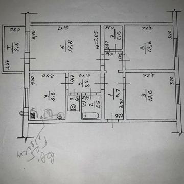 Продам 3 кімнатну квартиру у в/м 12