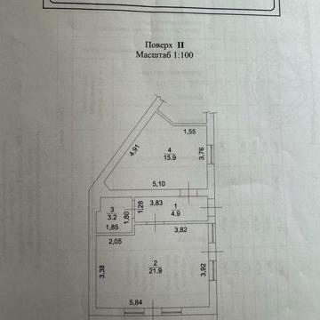 Продаж 1кім. квартири 48,7м2 с. Поляна