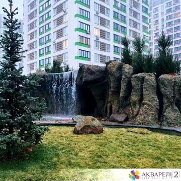 Акварелі-2, 2к квартира 63м², меблі, техніка, велика лоджія, панорама