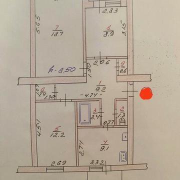 Продам 3-х кімнатну квартиру