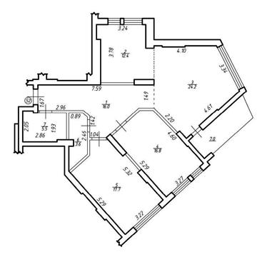 Трикімнатна квартира 103.2 кв.м., ближній центр, ВІД ЗАБУДОВНИКА ЖК Comfort Hill