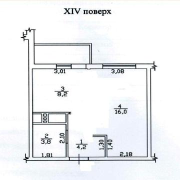 Продаж 1к Квартира Академіка Сахарова вулиця