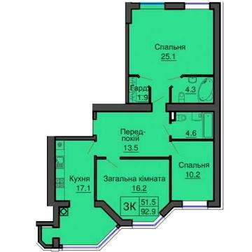‼️ Продам 3к квартиру 93м2 Софія Резиденс & Резиденція Соф Борщагівк ЖК София Резиденс от Мартынова