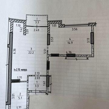Продам квартиру Айсберг 1-кімнатна ЖК Айсберг