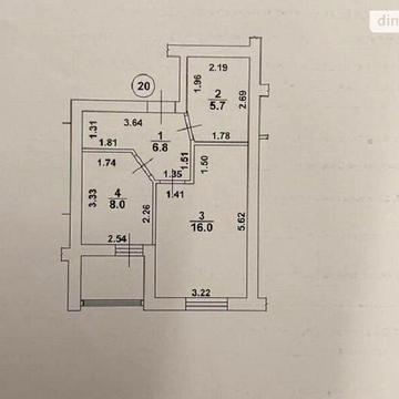 Продаж 1к Квартира вул. Лісова