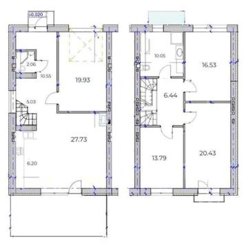 ОЗЕРО/Продається будинок (дуплекс) 130 м2/Гараж/Огорожа/Ділянка 2.3 с