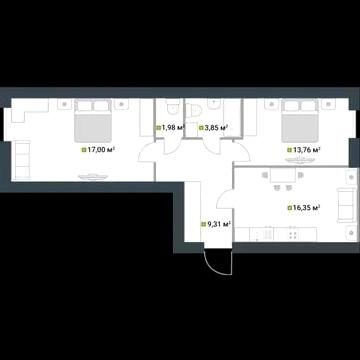 Терміновий продаж двокімнатної квартири! Зданий будинок! Велика двушка ЖК Іділіка