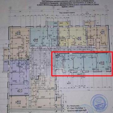 35900$ ЖК Мира 3, Продам 3 ком квартиру пл 75.6м2, этаж 2/9ти! A ЖК Мира 3