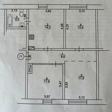 3 кімнатна затишна квартира в історичному центрі міста