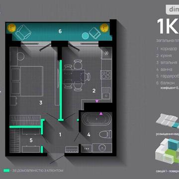 Продаж 1к Квартира вул. Хриплинська ЖК SkyGarden