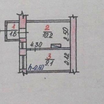 Продажа 1 комнатного жилкопа БСМП
