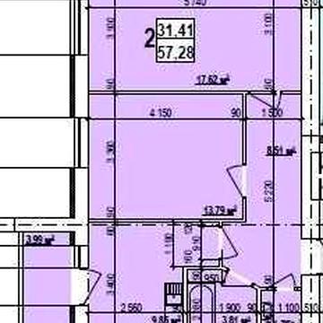 Продам 2к S 57м в новострое ЖК Мира-3.Документы. ХТЗ.Q жк мира