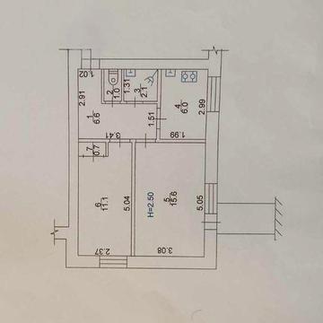 Продам 2-х ком. квартиру  пр. Б.Хмельницкого (пр. Филиппа Орлика )