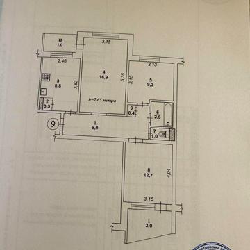 Продаж 3 кімн. квартири Востчний 1