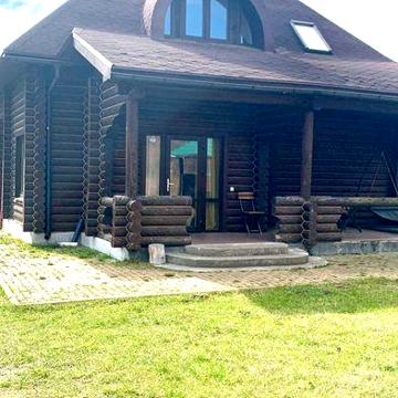 Сертифікат- ТАК! Жилий зруб з газом, біля озера! БЕЗ КОМІСІЇ