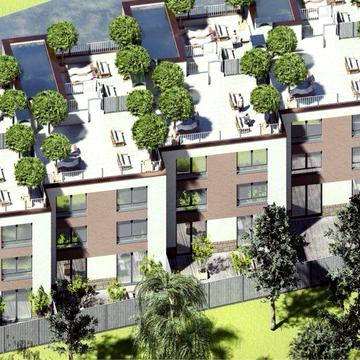 Жильё в уютном комплексе возле соснового  леса