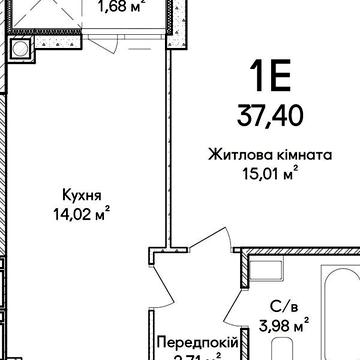 Продаж 1к Квартира Ольги Кобилянської (Достоєвського) вулиця ЖК Синергия Сити