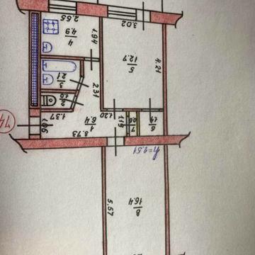 Продам 2х комн квартиру на 1 микр