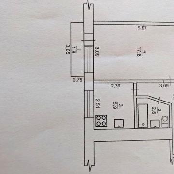 Квартира однокімнатна