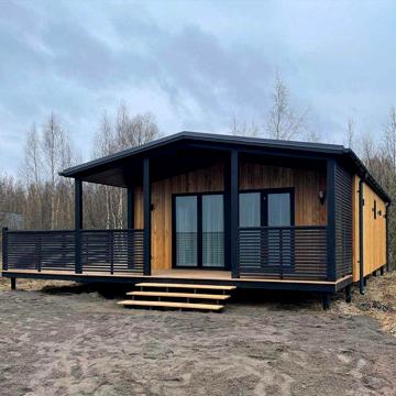 Модульний будинок каркасного типу 54 м2