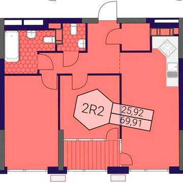 Продам 2-кім квартиру 70м2 ЖК Great Грейт 2R2 Дарниця Осокорки Позняки ЖК GREAT