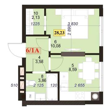 Продаж 1к Квартира Гарбарська вулиця ЖК Light home