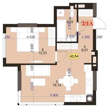 Продаж 1к Квартира Гарбарська вулиця ЖК Light home