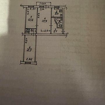 Продам 3х комнатную квартиру в районе пр. Мазепы