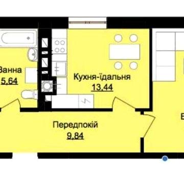 Продаж 2-кімнатної квартири в новобудові ЖК Престиж Холл