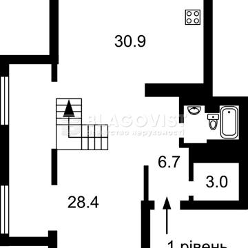 Без % Дворівнева  141м2, Теліги Олени, 25, Шевченківський район ЖК UNO City House