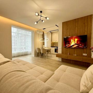 Шикарна 1кім з кухнею-студією в центрі! 9 поверх, 46м2! ЖК Містечко Центральне