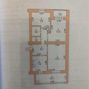 Продам 3к квартиру