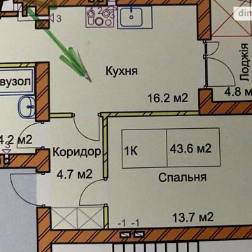 Продаж 1к Квартира Чорновола Вячеслава вулиця ЖК Panorama de Luxe