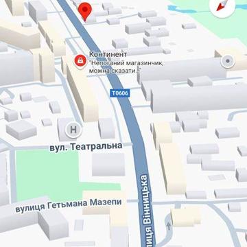 Під комерцію, фасад, вул.Вінницька