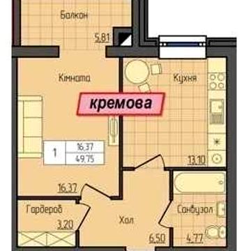 Однокімнатна квартира в новобудові ЖК "GRAND CITY 2"  Житомир ЖК GRAND CITY 2