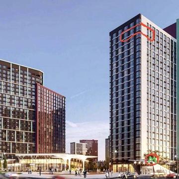 Продам ВИДОВУЮ 3к кв. в ЖК Dibrova Park, 22/23 эт, 85 кв.м. Подольский ЖК Диброва парк