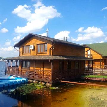 Продаж двоповерхового плавбудинку на Дніпрі, КМ «Золоче»