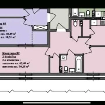 Продаж 2 кімнатної квартири  62 кв.м. ЖК На Трускавецькій ЖК На Трускавецькій