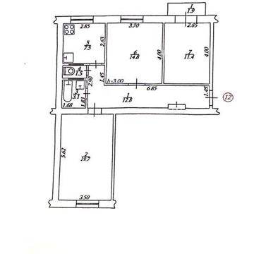 Продам 3 кімнатну квартиру в центрі міста