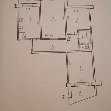 Продам 3х кімнатну квартиру, Інгулець