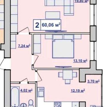 Найдешевша 2-ох кімнатна квартира ЖК Горбачевського
