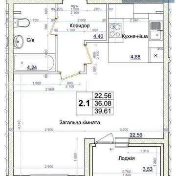 БЕЗ комісії Квартира 40м ЖК Одеський бульвар Метро Іподром Теремки ЖК Одеський Бульвар
