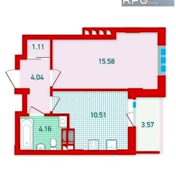 Продаж 1-к квартири в ЖК Чарівне місто, 3 будинок, ст.м.Червоний хутір ЖК Чарівне місто
