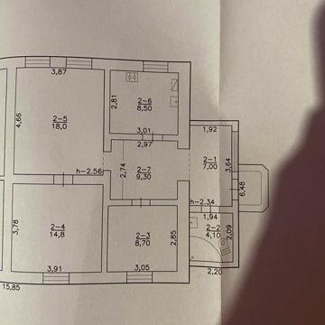 Будинок 76 м (половина) в м. Кагарлик вулиця Папаніна