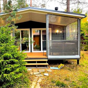 Панорамный модульный дом 40 м2