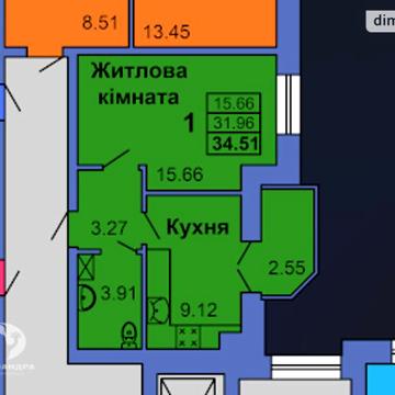 Продаж 1к Квартира Героїв України (Героїв Сталінграду) вулиця