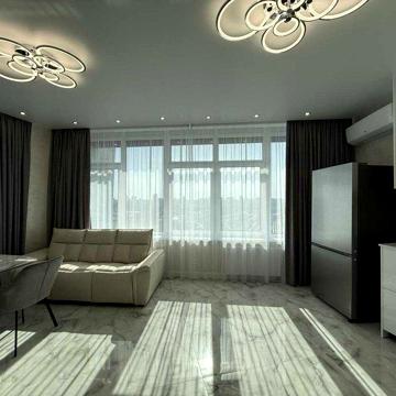 Оренда видової 3к квартири 89м² ЖК Manhattan City Манхеттен Cіті 1500$