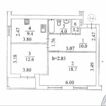 Продам 2 к.кв.(59 м2)РОЗСТРОЧКА від забудовника 5 р., М Олександрівка ЖК Олександрівський