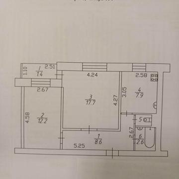 Продам 2х комн  51 ,м2  Волковича